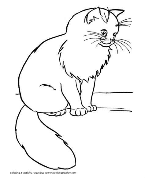 cat coloring pages printable watchful mouser cat cat coloring page