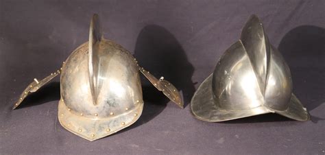 lot   antique helmets