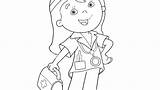 Doctor Pages Girl Coloring Nurse Kids Little Kid sketch template