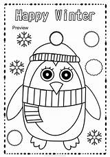 Coloring Pages Winter Worksheets Preschool Activity Color Activities Happy Fun Crafts School Includes Different Use These Teacherspayteachers sketch template
