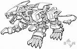Liger Zoids Zoid Template Printablecolouringpages sketch template