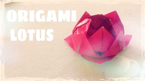 diy cách gấp hoa sen bằng giấy origami youtube