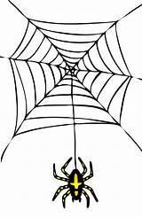 Clipart Cobweb Spider Transparent Halloween Clip Library sketch template
