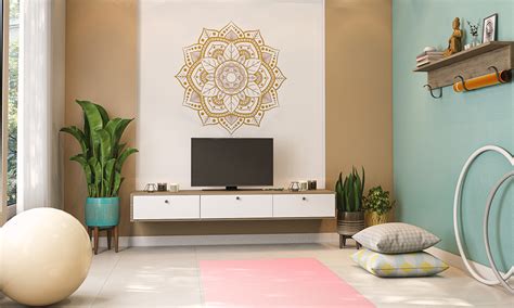 yoga room decoration ideas   relaxing  inspiring practice