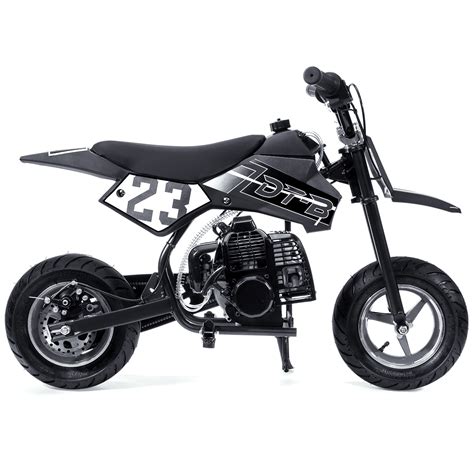 cc mini pocket bike black dirt  road  stroke motor gas power