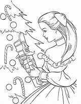 Barbie Natal Nutcracker Cadourile Nussknacker Barbiecoloring Craciun Ausmalbilder Clopotel sketch template