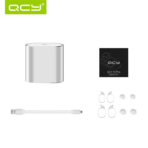 grab qcy  pro smart touch control earphones   stunning price coupon
