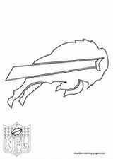 Coloring Pages Bills Buffalo Nfl Logo Template Print sketch template