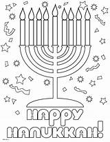 Hanukkah Coloring Pages Happy Print Kids Seasonal Colouring Printable Sheets Menorah Colour Preschool Children Dreidel Holiday Cards Craft sketch template