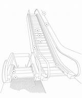 Escalator Escalators Travelators Webstockreview Getdrawings sketch template