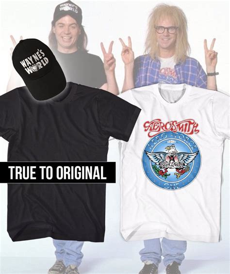 wayne s world costume wayne and garth hat and tshirt