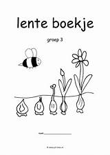 Lente Werkboekje Groep Thema Kleurplaat Juf Milou Werkbladen Werkboekjes Downloaden Natuur Leerjaar Eerste Pasen sketch template