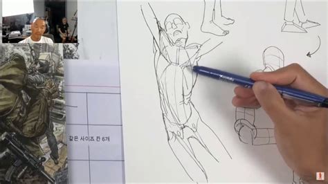 Anatomy And Perspective Art Lesson From Kim Jung Gi Youtube