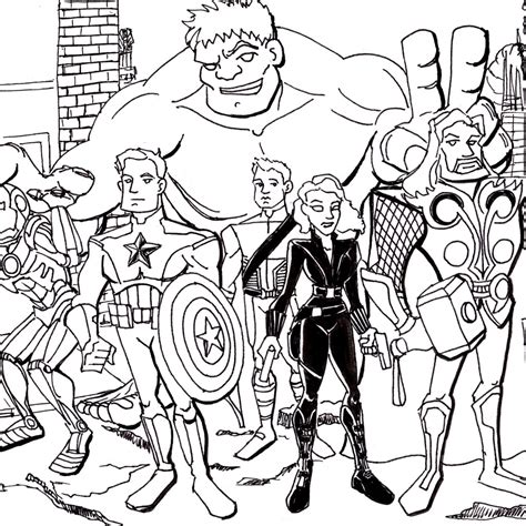 thrilling adventure  superheroes avengers  avengers coloring pages