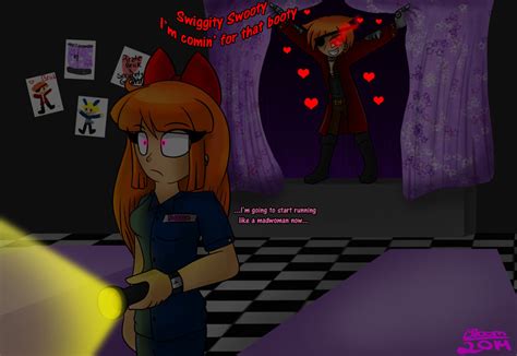 night guard booty ppg and fnaf by eguerrer0865 on deviantart