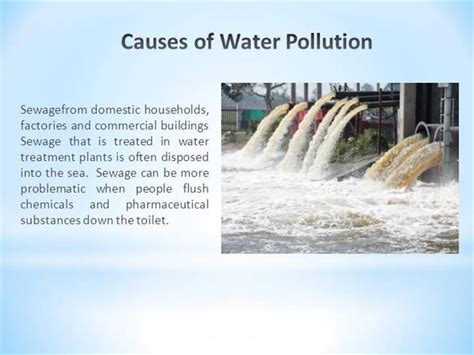 Water Pollution Causes And Effects Authorstream Water