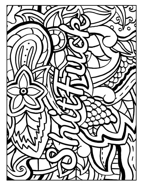 swear word coloring pages check   swear word coloring