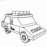 Lego Coloring Police Car Wecoloringpage Pages sketch template