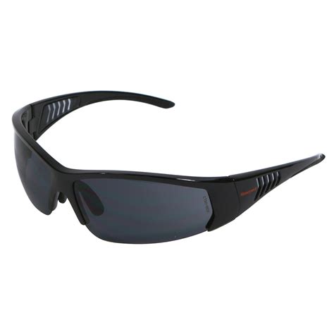 honeywell hs100 safety eyewear gloss black frame gray lens rws 51065