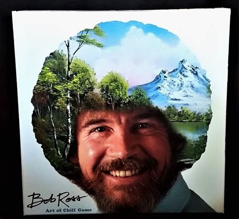 Bob Ross Art Of The Chill Board Game New Joy Of Painting Happy Little