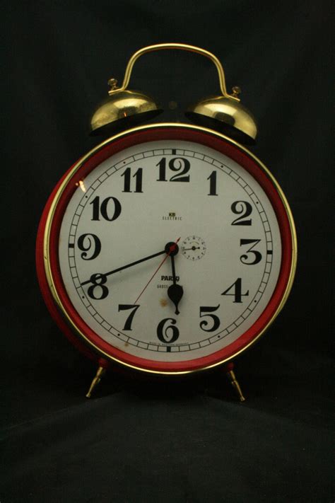 massive vintage alarm clock  kb electric