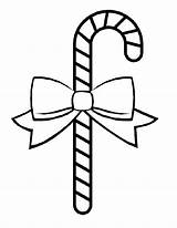 Coloring Pages Printable Candy Cane Kids Christmas sketch template