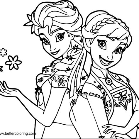 disney frozen anna coloring pages lineart  printable coloring pages