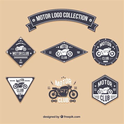 vector motor logo collection