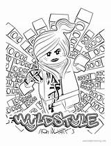 Wyldstyle Colorat Legoland Piese Ausmalbilder Ninjago Plansa Intre Marea Aventura sketch template