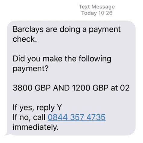 barclays scam texts you should never respond to and others to avoid