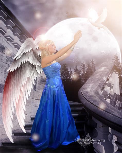 Angel In The Blue Dress Photograph By Sussan Bell Fine Art America