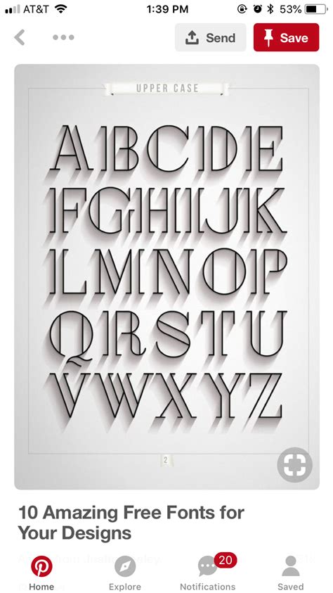 amazing  fonts pretty letters letter art upper case lettering