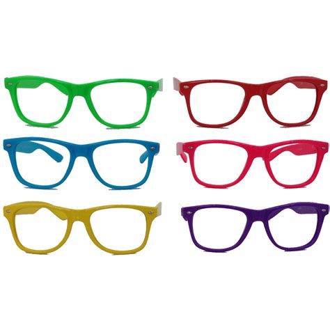 Lensless Party Glasses Dozen Multicolor 7145a