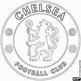 Chelsea Coloring Pages Fc Logo Soccer Manchester Football Club United Printable Emblem Colouring Kids Liverpool Europe Emblems Badge Birthday Party sketch template