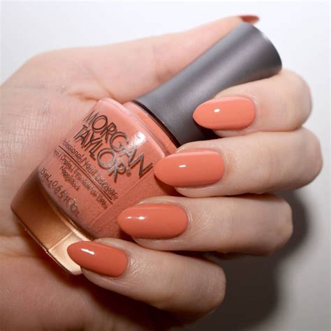 Morgan Taylor Perfect Landing A Muted Coral That Is An Alternative To