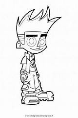 Johnny Test Coloring Pages Jonny Buzz Color Colouring Printable Getcolorings Popular Print Getdrawings sketch template