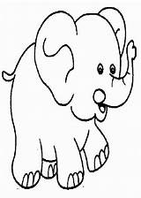 Elefantes Elefante Dibujo Animales Dibujosparacolorear Paracolorear Clic sketch template