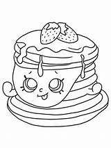 Shopkins Pancakes sketch template