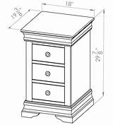 Cabinet Drawing Bayshore Drawer Detail Filing Nightstand 18inch Getdrawings Night Description sketch template
