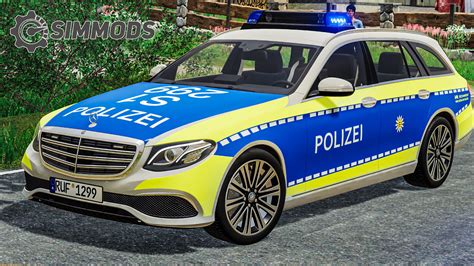 Ls19 Mercedes Benz E Klasse Polizei Ruffach – Download Simmods