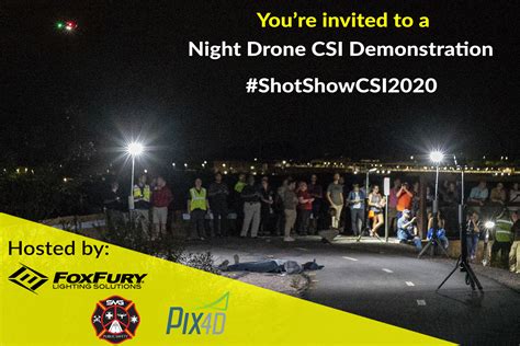 night suas drone csi demonstration shot show  smg