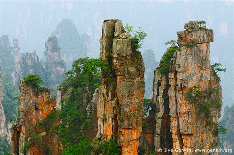 stone pillars  zhangjiajie tianzi mountain nature reser flickr