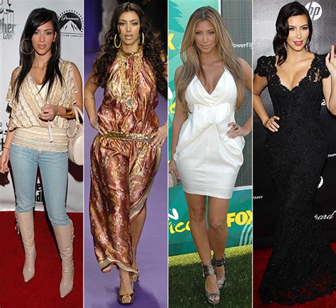 kim kardashian style transformation stars in style
