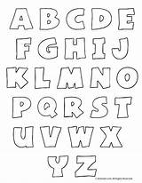 Bubble Printable Letters Chunky Letter Choose Board Alphabet sketch template