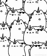 Coloring Pusheen Pages Unicorn Cat Kawaii Printable Cute Book Fresh Kids Color Sheets Colouring Ice Cream Xcolorings Cartoon Could Fun sketch template