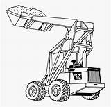 Tractor Coloring Heavy Loader Deere John Equipment Machinery Book Construction Clipart Kindpng sketch template