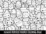 Kawaii Popsicle Colouring Adorable Artie Viatico Martinchandra Jouwweb sketch template