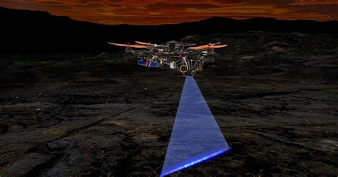laser raptor drone performs autonomous nocturnal fossil hunts