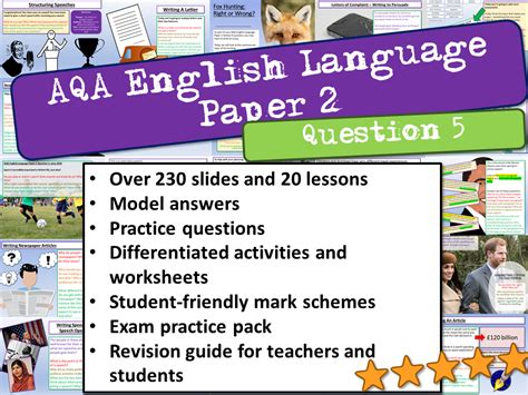 gcse english language paper  question  model answer