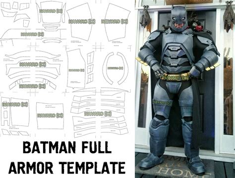 batman foam armor templates